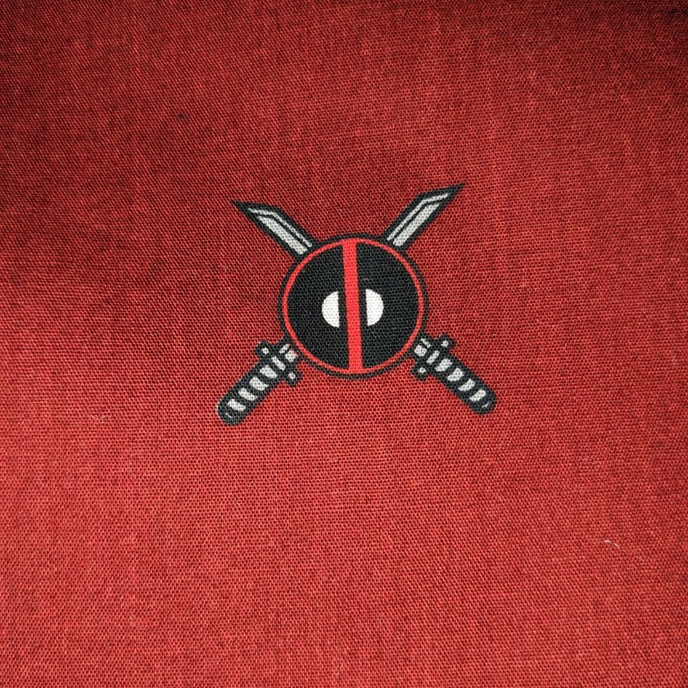 Marvel Deadpool Print Button Down Shirt Size Xl - image 4